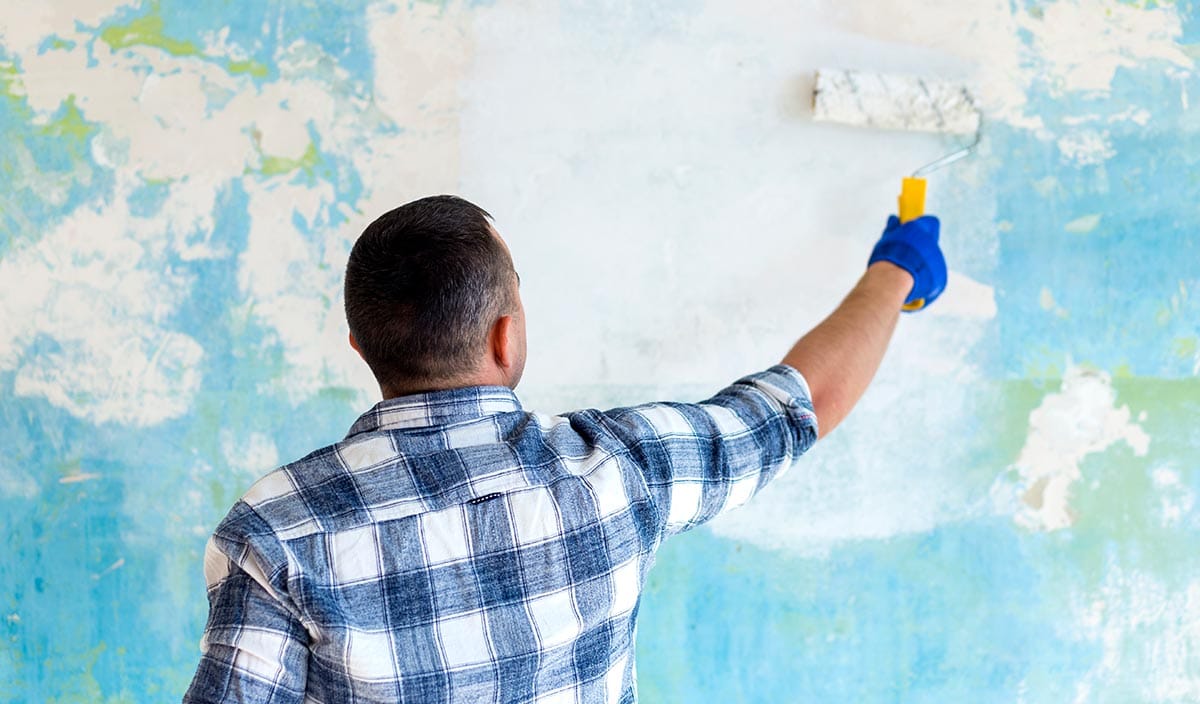 A fresh coat of paint will make a home feel much newer than it is