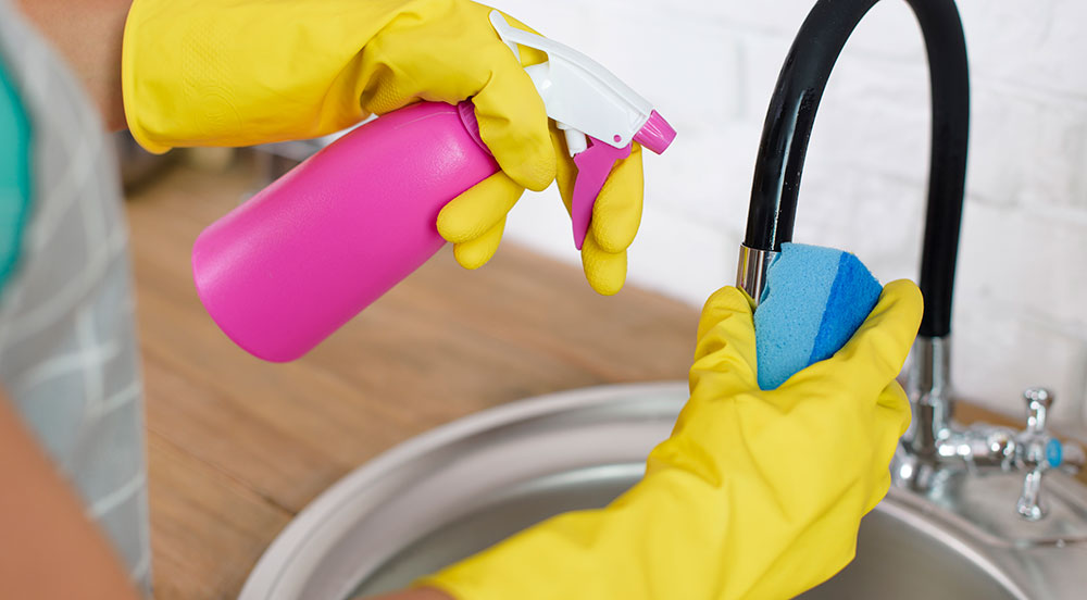 Maintenance - Kitchen Sink Cleaning - Triumph Property Management