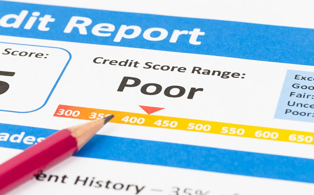 Poor Credit Score