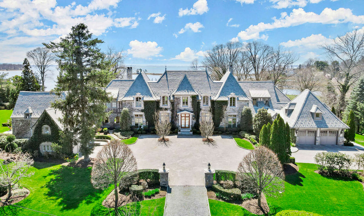 Showcasing a French Norman-Style Manor in Connecticut