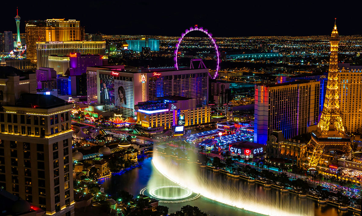 Las Vegas during nighttime